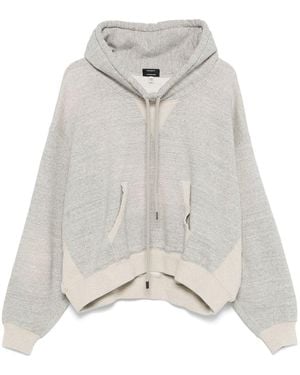 R13 Col Roulé Court Popover Wk255001Bh - Blanc