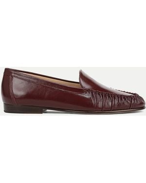 Veronica Beard Prilla Leather Loafer - Brown