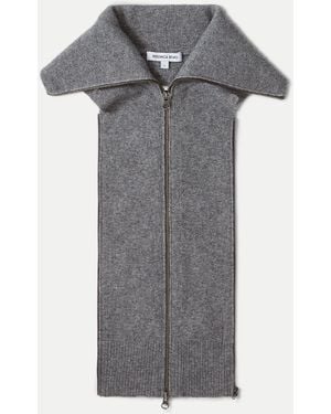 Veronica Beard Beach Merino Wool-cashmere Dickey - Gray