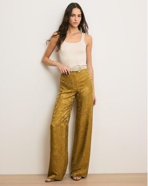 Veronica Beard Ronin Wide-leg Pant - Natural