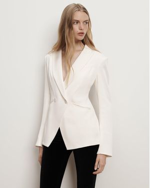 Veronica Beard Rickie Dickey Jacket - Natural
