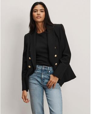 Veronica Beard Miller Dickey Jacket Black Gold