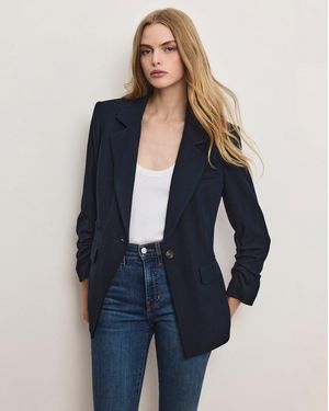 Veronica Beard Battista Dickey Jacket - Blue