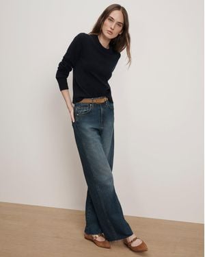 Veronica Beard Taylor Wide-leg Jean - Blue