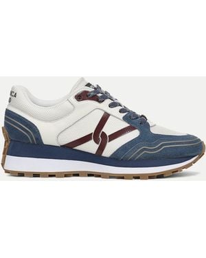 Veronica Beard Valentina Sport Sneaker Ocean Pinot Noir - Blue