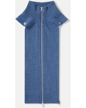 Veronica Beard Uptown Cashmere Dickey - Blue