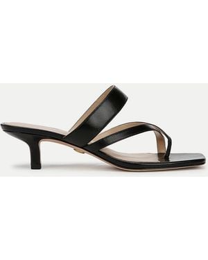 Veronica Beard Alanis Leather Sandal - White
