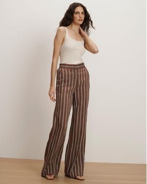 Veronica Beard Carraway Wide-leg Pant - Natural