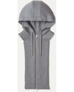 Veronica Beard Oversized Hoodie Dickey - Gray