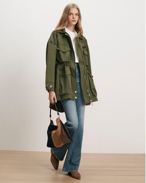 Veronica Beard Harwin Utility Jacket - Green