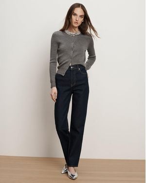Veronica Beard Leah Straight-leg Jean - Blue