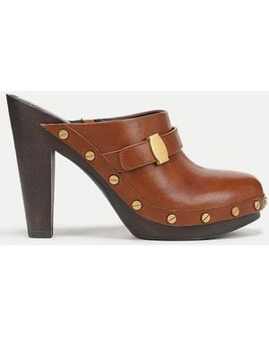 Veronica Beard Giana Platform Clog - Brown