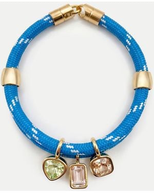 Veronica Beard Paracord Charm Bracelet - Blue