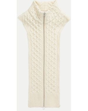 Veronica Beard Upstate Wool Dickey - Natural