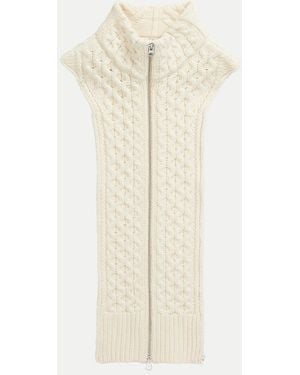 Veronica Beard Upstate Wool Dickey - Natural