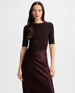 Veronica Beard Emil Cashmere Pullover - Black