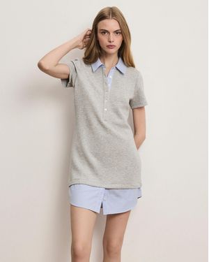 Veronica Beard Kenwood Mixed-media Mini Dress - White