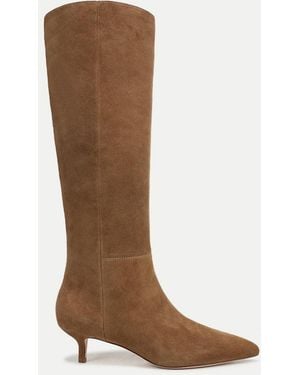 Veronica Beard Lisa Kitten-heel Boot - Brown