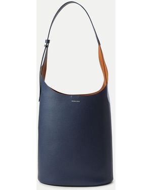 Veronica Beard Large Loop Bag Navy Hazelwood - Blue