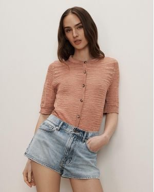 Veronica Beard Delaney Denim Short - Blue