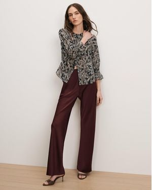 Veronica Beard Braddock Wide-leg Pant - Multicolor