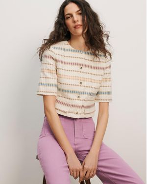 Veronica Beard Orville Striped Jacket - Multicolor