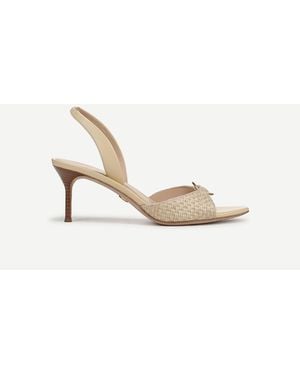 Veronica Beard Tia Raffia Slingback Sandal - Natural