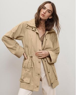 Veronica Beard Arnault Parka Jacket - Natural