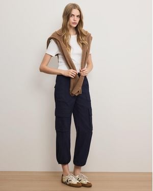 Veronica Beard Dari Wide-leg Cargo Pant - Blue