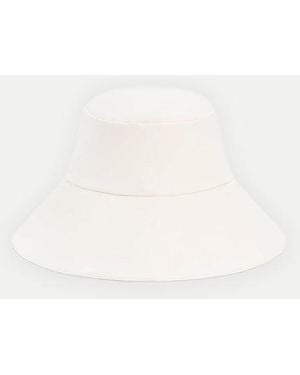 Veronica Beard Walker Cotton Bucket Hat - Natural