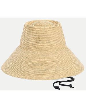 Veronica Beard Suni Raffia Bucket Hat - Natural