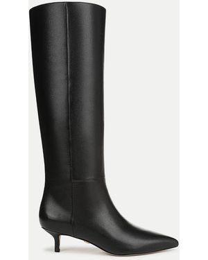 Veronica Beard Lisa Kitten-heel Boot Wide-calf - Black