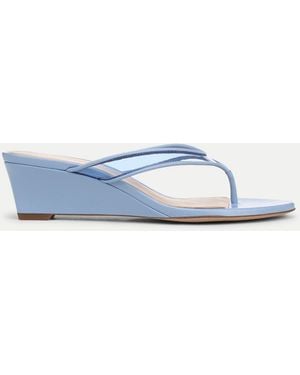Veronica Beard Clea Jelly Wedge Sandal - White