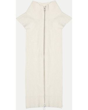 Veronica Beard Uptown Merino Wool-cashmere Dickey - White