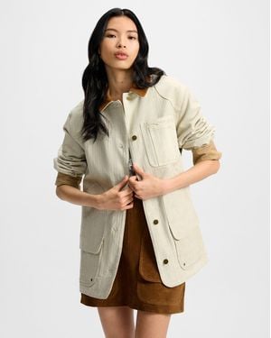 Veronica Beard Abbas Chore Jacket - Natural