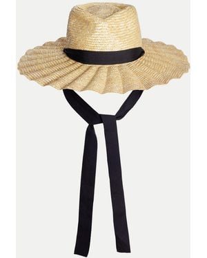 Veronica Beard Le Rita Straw Hat - White
