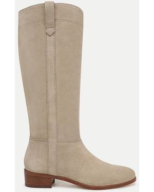 Veronica Beard Dwyer Riding Boot - White