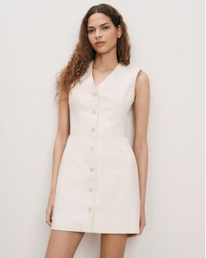 Veronica Beard Devlin Mini Dress - Natural