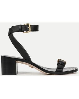 Veronica Beard Elia Buckle Sandal - White