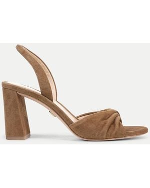 Veronica Beard Tullia Suede Slingback Sandal - Natural