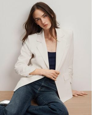 Veronica Beard Battista Dickey Jacket - White