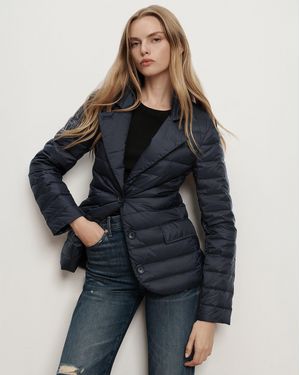 Veronica Beard The Puffer Blazer - Blue