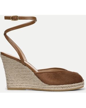 Veronica Beard Pasina Suede Espadrille - White