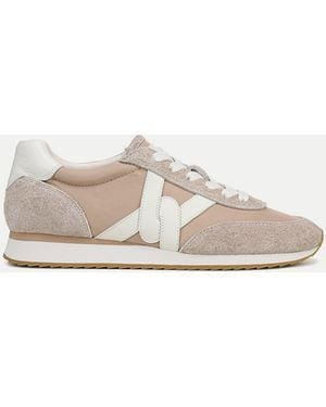 Veronica Beard Penrose Sneaker Sand Rock - White