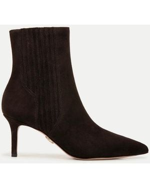 Veronica Beard Lisa Mid-heel Ankle Boot - Black