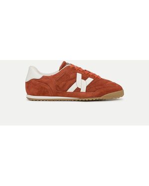 Veronica Beard Natalia Suede Sneaker - Brown