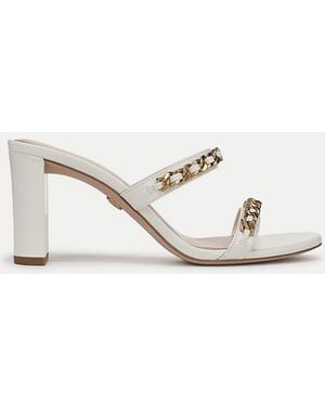 Veronica Beard Gretchen Chain-link Sandal - White
