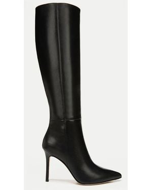 Veronica Beard Lisa Knee-high Leather Boots - Black