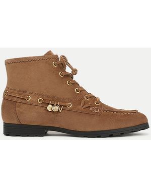 Veronica Beard Phaedra Charm Ankle Boot - Brown
