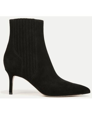 Veronica Beard Lisa Mid-heel Ankle Boot - Black